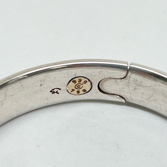 David Yurman Cable Inlay Bracelet .925/18K - Picture 6 of 8